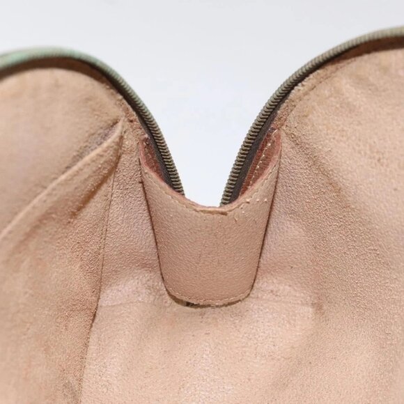 LOUIS VUITTON Monogram Trousse Demi Ronde Cosmetic Pouch M47520 LV Auth 113338 - Picture 12 of 16